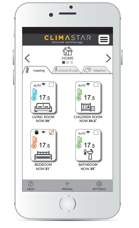 Climastar Avant WiFi Mobile App